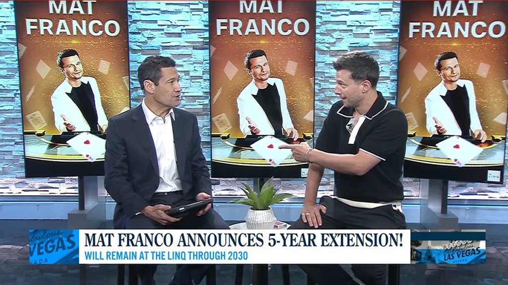 Magician Mat Franco celebrates 5 year extension at The Linq Casino on The Strip