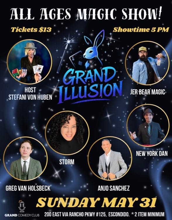 Grand Comedy Club Presents: Grand Illusion