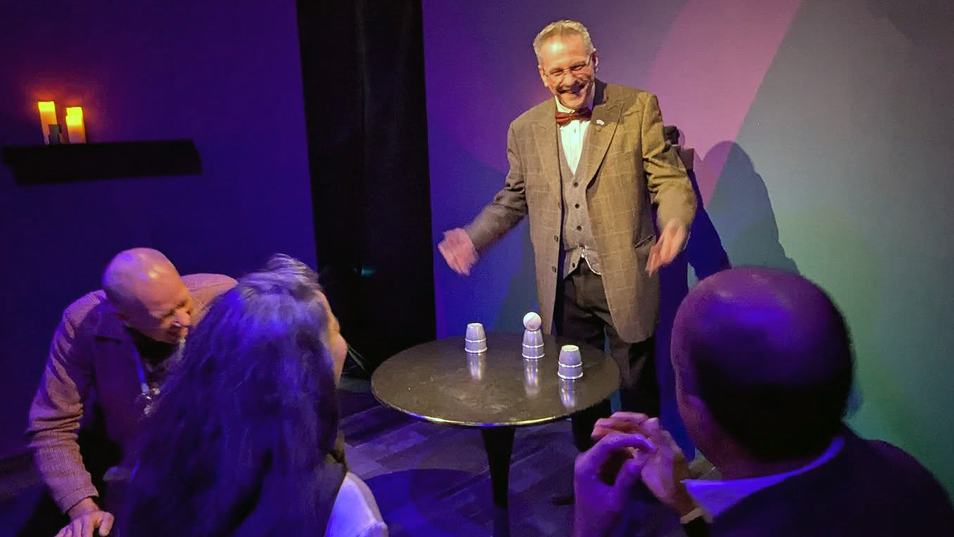 Shawn Farquhar entertains at TED2026