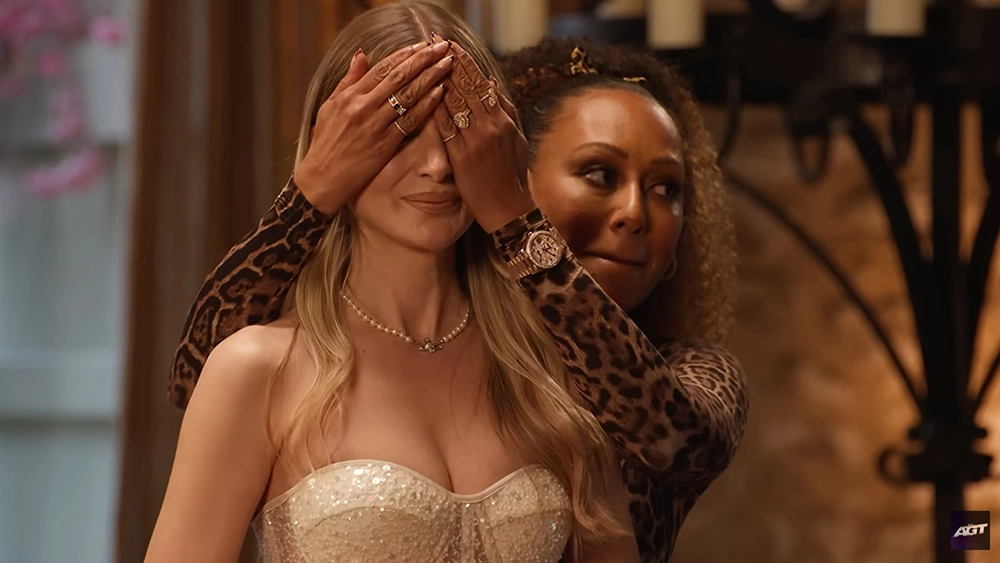 James & Marina Turn Spice Girls Reunion Into Mind-Reading Showcase, Advance to AGT Live Shows