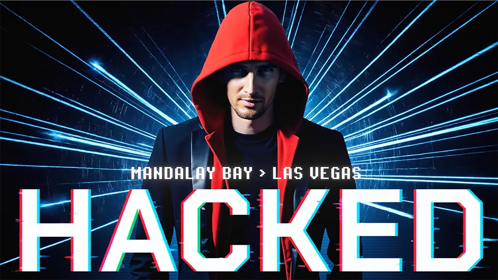 Robotic Dog, Humanoid, and AI Character Share Stage with British Magician Keelan Leyser in Hacked at Mandalay Bay