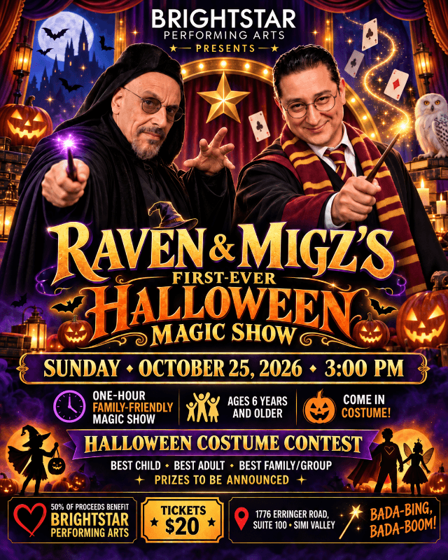 RAVEN & MIGZ’S FAMILY HALLOWEEN MAGIC SHOW